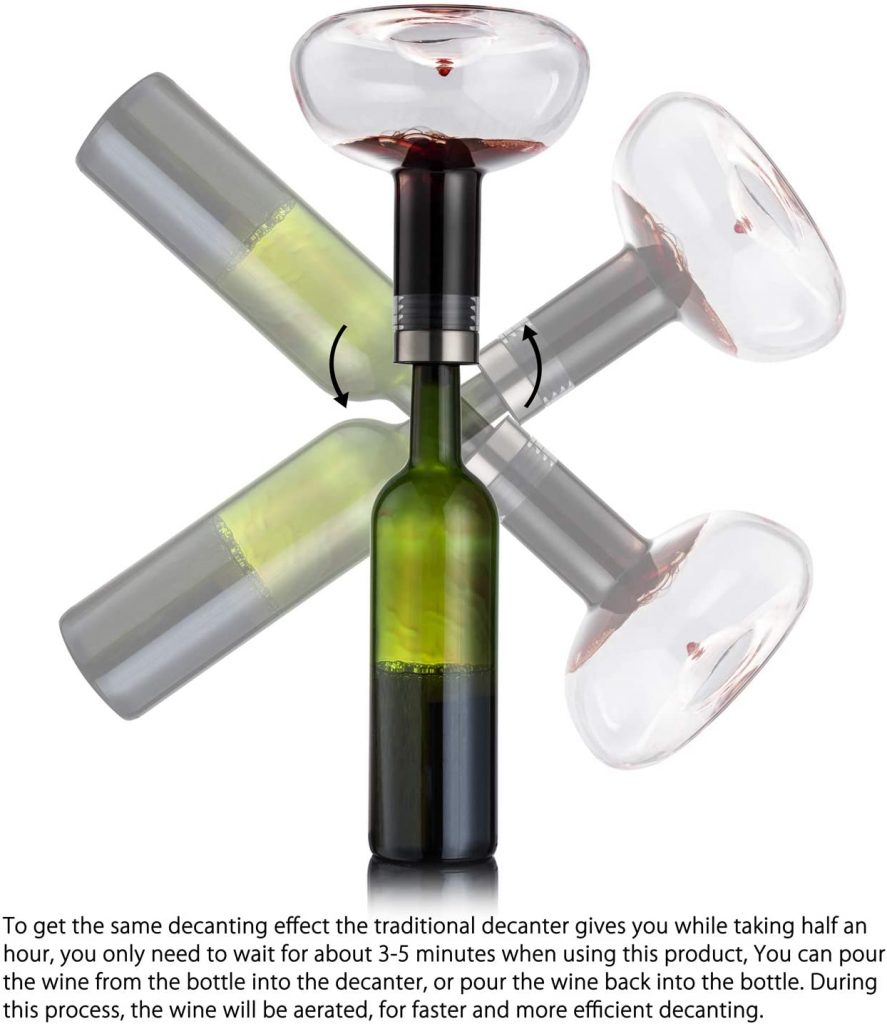 Breather Carafe Wine Decanter DecanterX