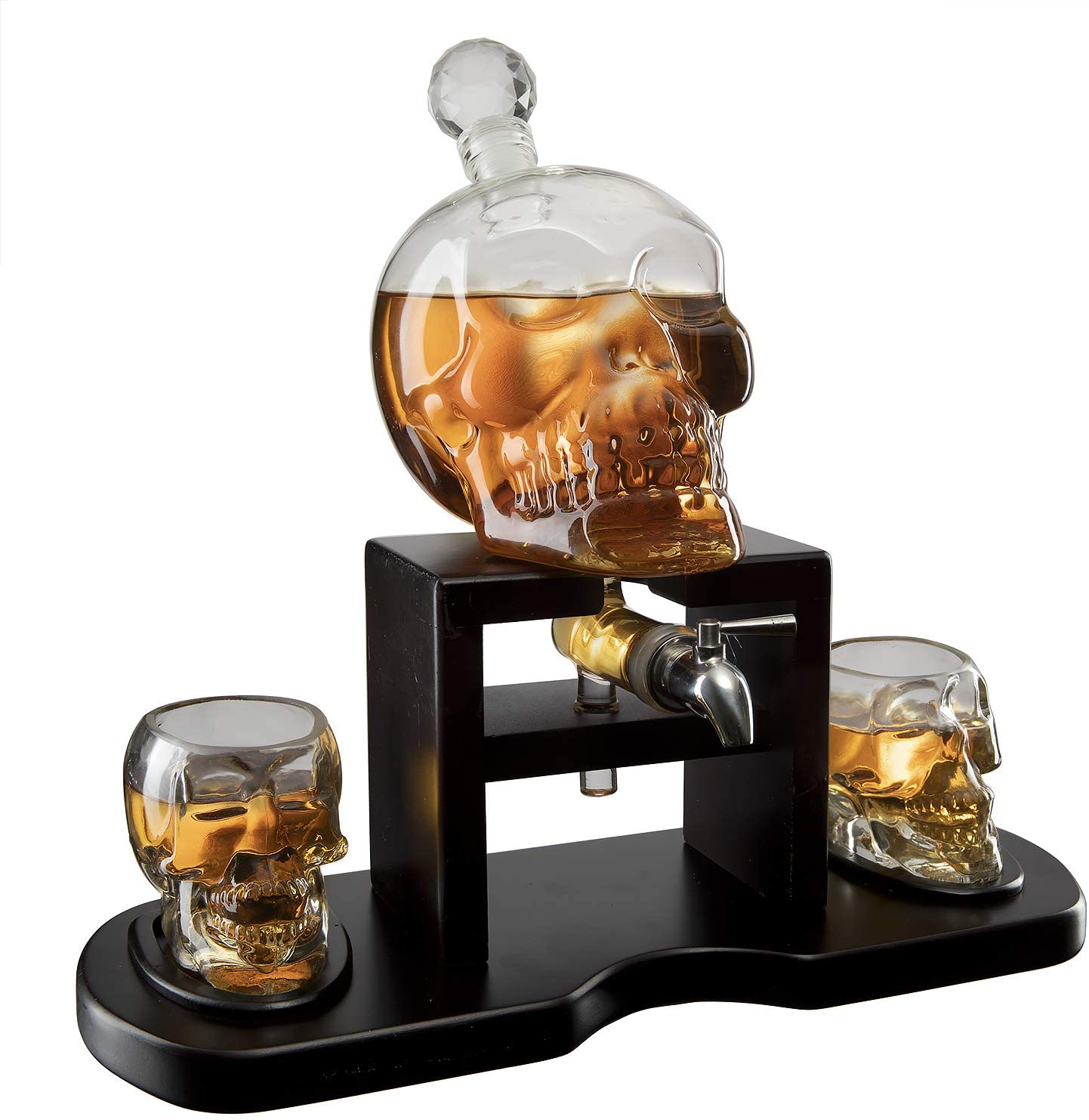 whiskey glasses and decanter set